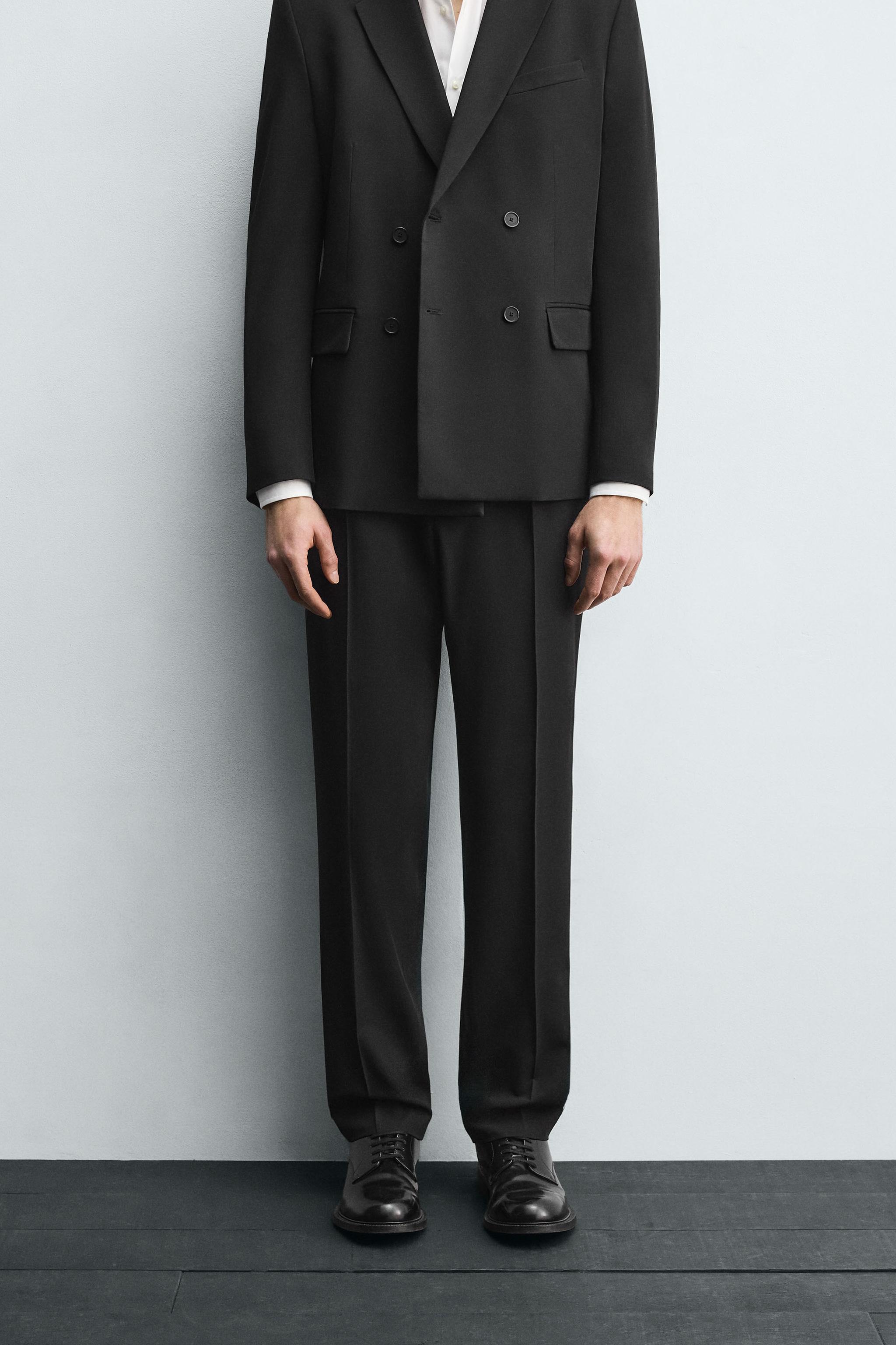 PLEATED COMFORT SUIT PANTS